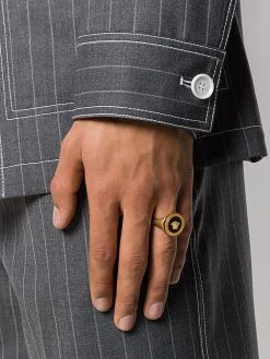 Versace bague à détail Medusa