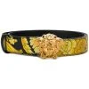 Versace ceinturé à boucle logo et imprimé baroque