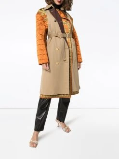 Versace trench à imprimé baroque