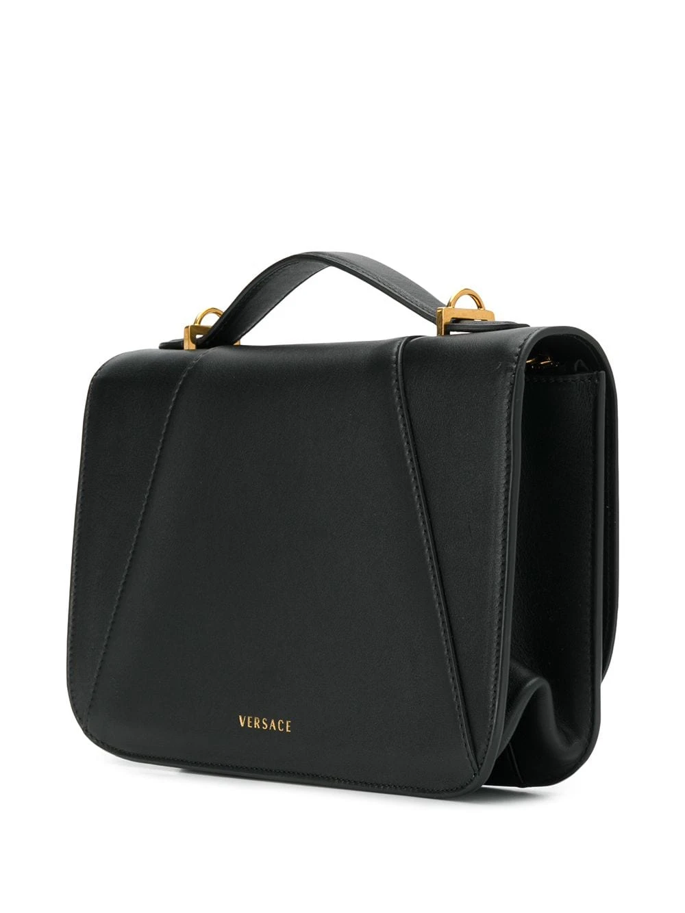 Versace Sac porté épaule à plaque logo Prix Incroyables sacs porté épaule femme 5 Versace sac porté épaule à plaque logo