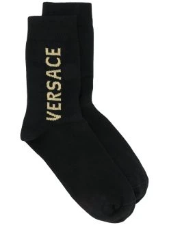 Versace chaussettes à logo