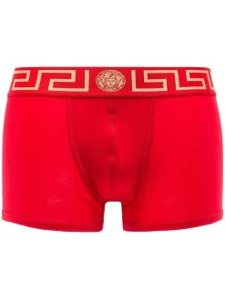Versace boxer à bordure Greca