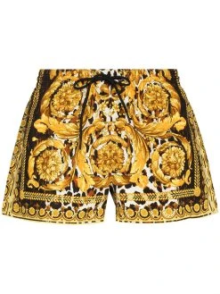 Versace short de bain à imprimé baroque