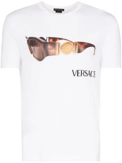 Versace t-shirt à logo imprimé graphique