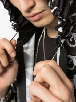 Versace veste à capuche imprimée