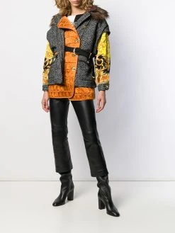Versace veste oversize à design patchwork