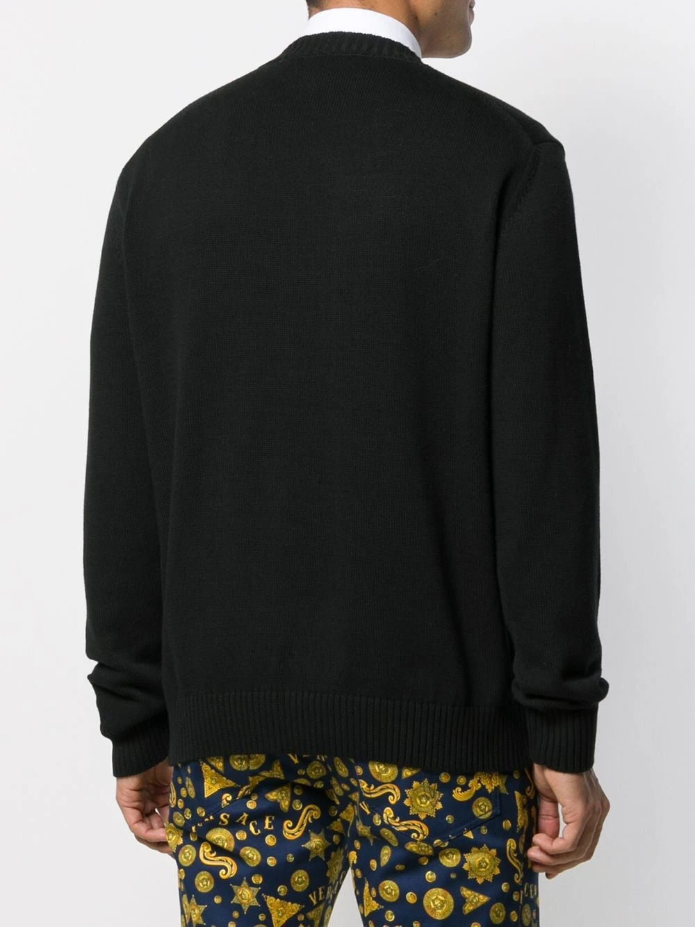 Authentique 100% Versace Pull à logo brodé pulls homme 6 Versace pull à logo brodé