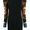 Versace robe à manches contrastantes