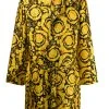 Versace robe de chambre à imprimé baroque