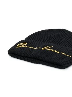 Versace bonnet à logo brodé