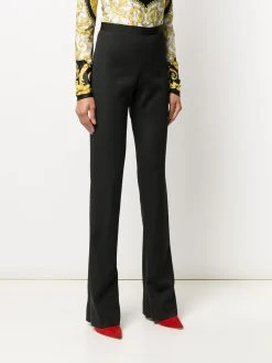 Versace pantalon évasé à taille haute