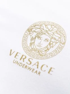 Versace t-shirt à logo poitrine Medusa