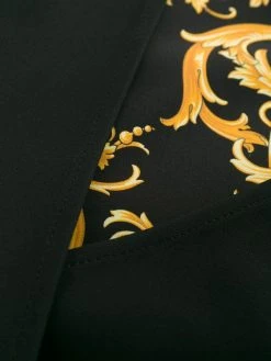 Versace robe sans manches à boutonnière croisée