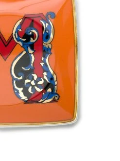 Versace cendrier à imprimé baroque