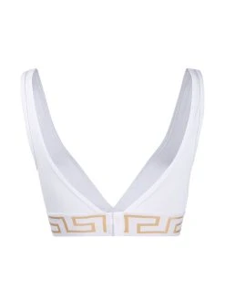 Versace brassière de sport à logo Greek Key
