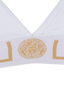 Versace brassière de sport à logo Greek Key
