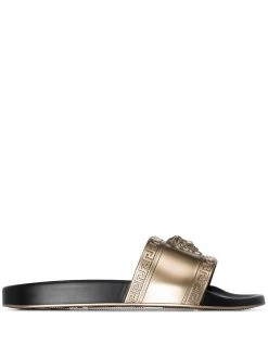 Versace claquettes embossées Medusa