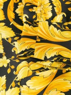 Versace chemise de pyjama à imprimé baroque