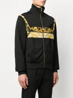 Versace veste bomber à détails baroques