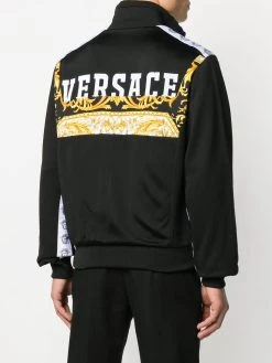 Versace veste bomber à détails baroques