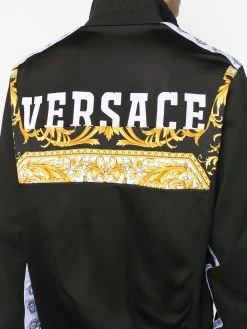 Versace veste bomber à détails baroques