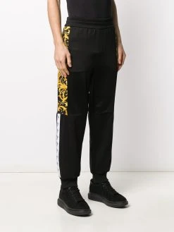 Versace pantalon de jogging à logo baroque