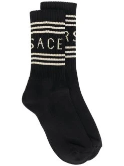 Versace chaussettes à logo