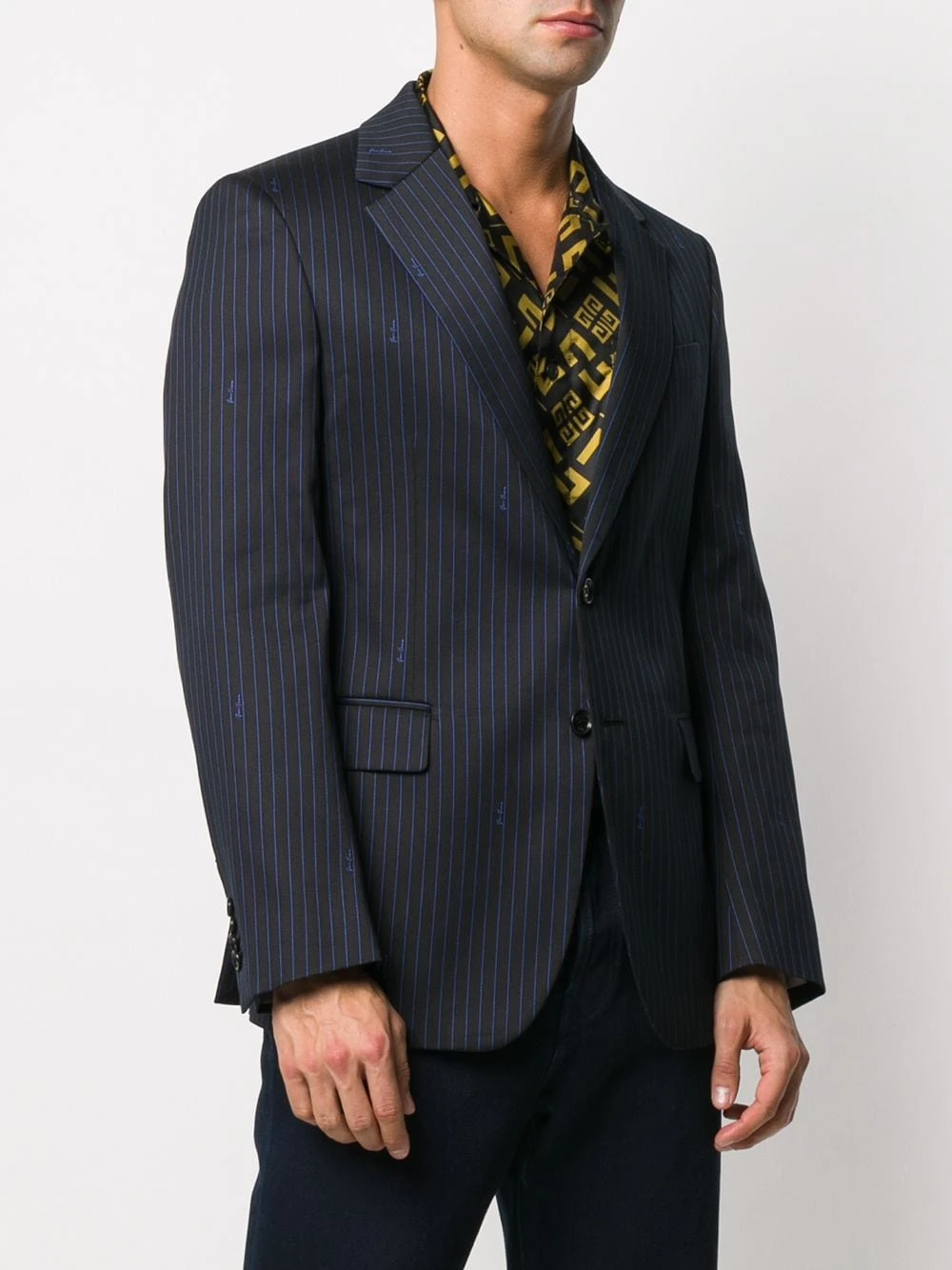 Prix Allégé Versace Blazer à fines rayures blazers homme 5 Versace blazer à fines rayures