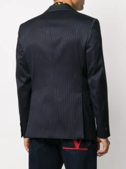 Prix Allégé Versace Blazer à fines rayures blazers homme 10 Versace blazer à fines rayures