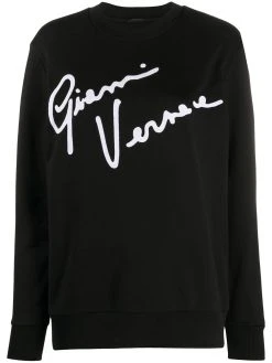 Versace sweat à encolure ras du cou GV Signature