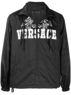 Versace veste à logo imprimé