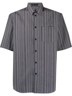 Versace chemise à logo imprimé