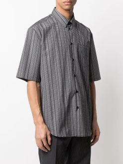 Versace chemise à logo imprimé