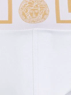 Versace slip à taille élastiquée à logo