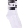 Versace chaussettes à logo