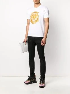 Versace t-shirt à logo brodé Medusa