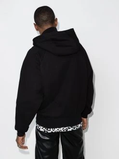 Versace sweat à logo imprimé à capuche