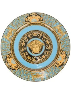 Versace assiette Medusa à imprimé baroque