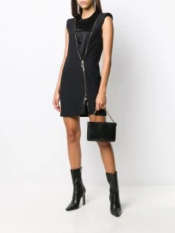 Versace Prix Incroyables Robe courte Accent à fermeture zippée robes de soirée & robes de cocktail femme 10 Versace robe courte Accent à fermeture zippée