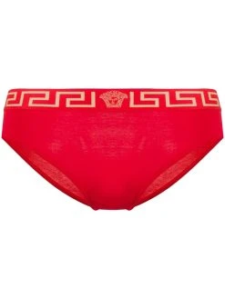 Versace slip à bord Greca