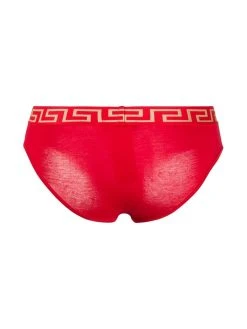 Versace slip à bord Greca