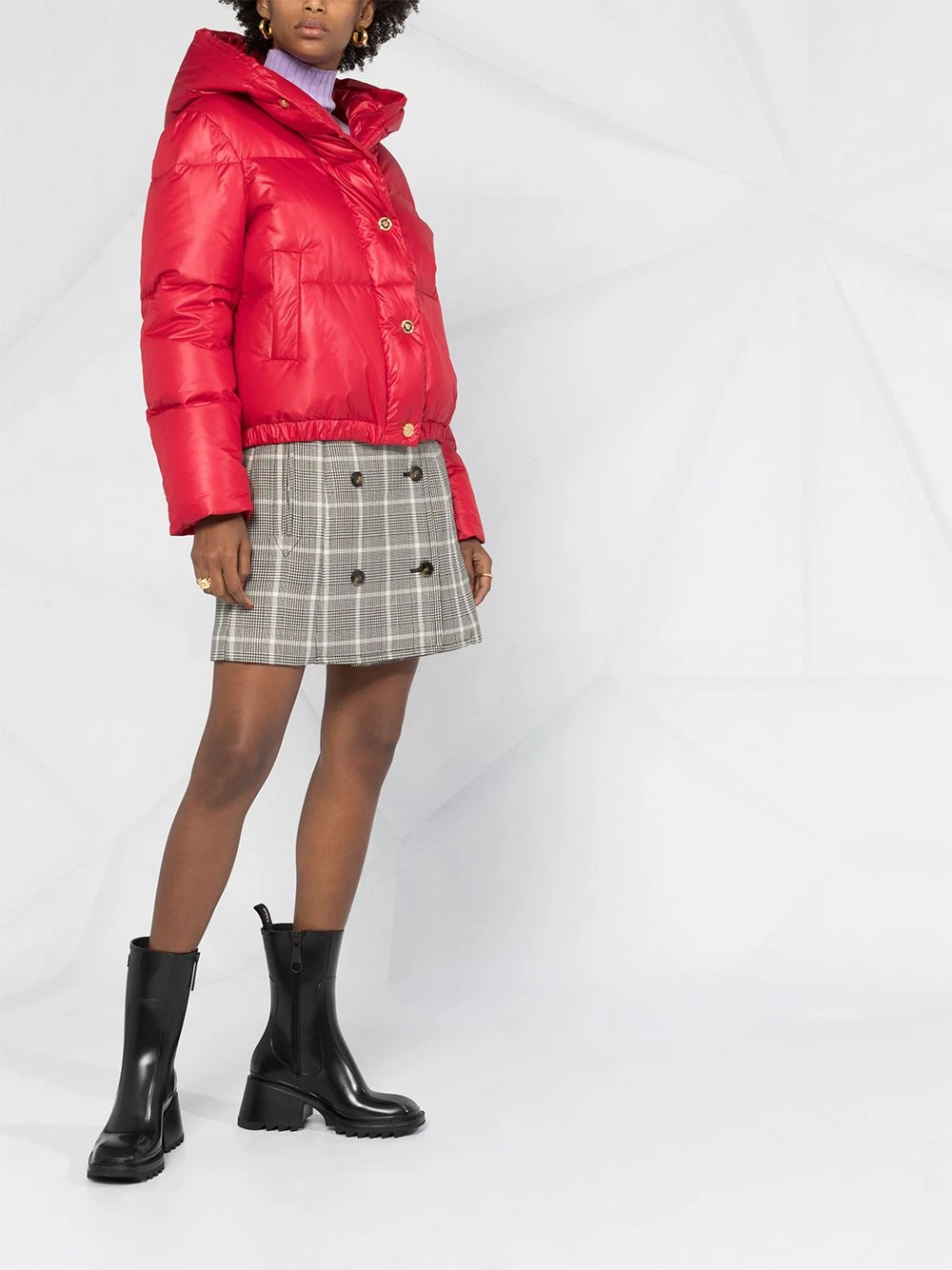 Versace Doudoune à logo imprimé Vendre-Réclame doudounes femme 8 Versace doudoune à logo imprimé