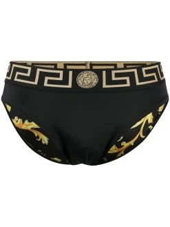 Versace slip de bain à imprimé baroque