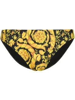 Versace slip de bain à imprimé baroque