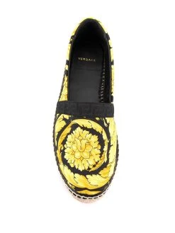 Versace espadrilles à motif baroque