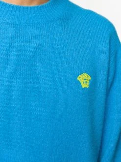 Versace pull à broderie Medusa Head