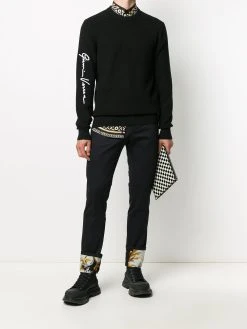 Versace pull à encolure ras du cou