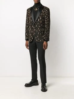 Versace blazer à ornements