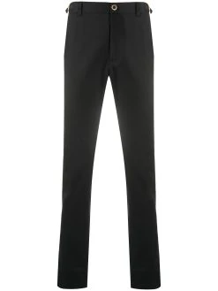 Versace pantalon de costume à bride logo