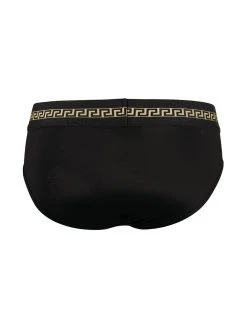 Versace slip à logo imprimé